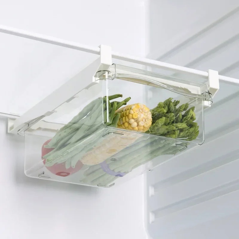 Food Storage With Dividers - Organiseur de tiroir de réfrigérateur suspendu
