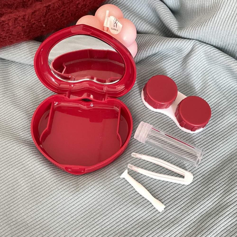 Food Storage With Dividers - Boîte de voyage pour lentilles de