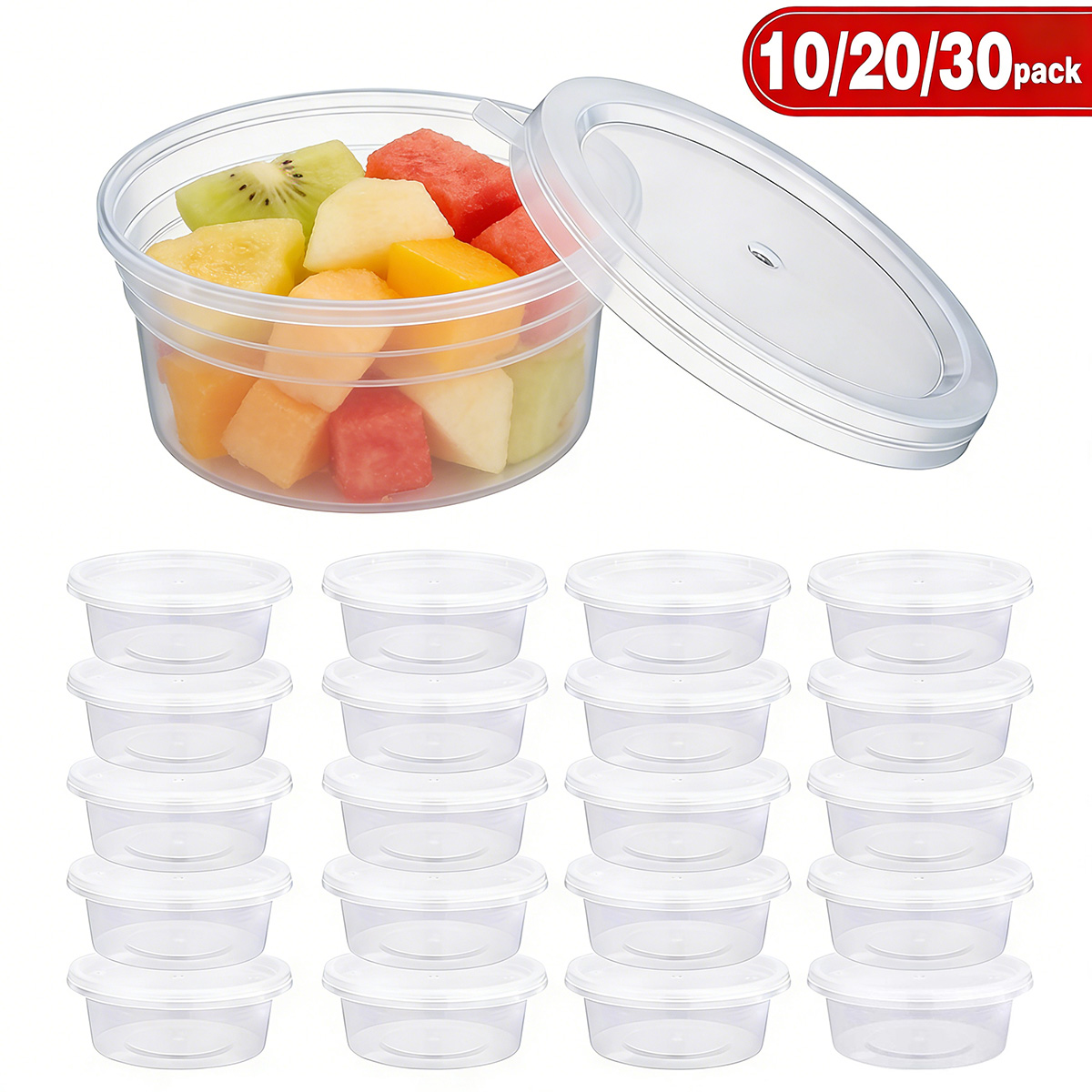 Food Storage Meals - Lot de 10/20/30 petits contenants à