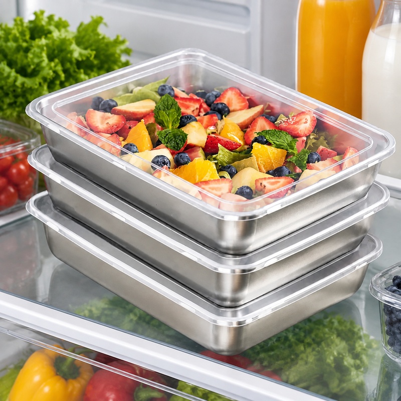 Food Storage Meals - Ensemble de 3 récipients alimentaires en