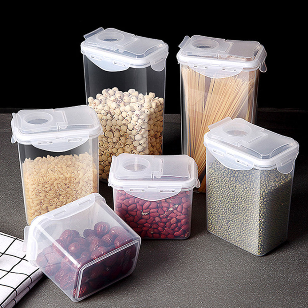 Food Storage Containers - Ensemble de 2 bocaux de rangement,