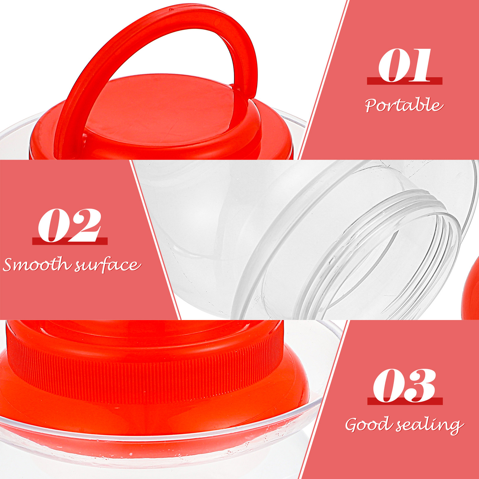 2 pots en plastique pour conse - Food Storage Containers avis et prix