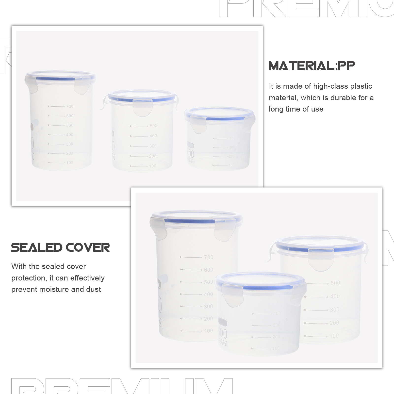 6 pots de conservation herméti - Food Storage Containers avis et prix