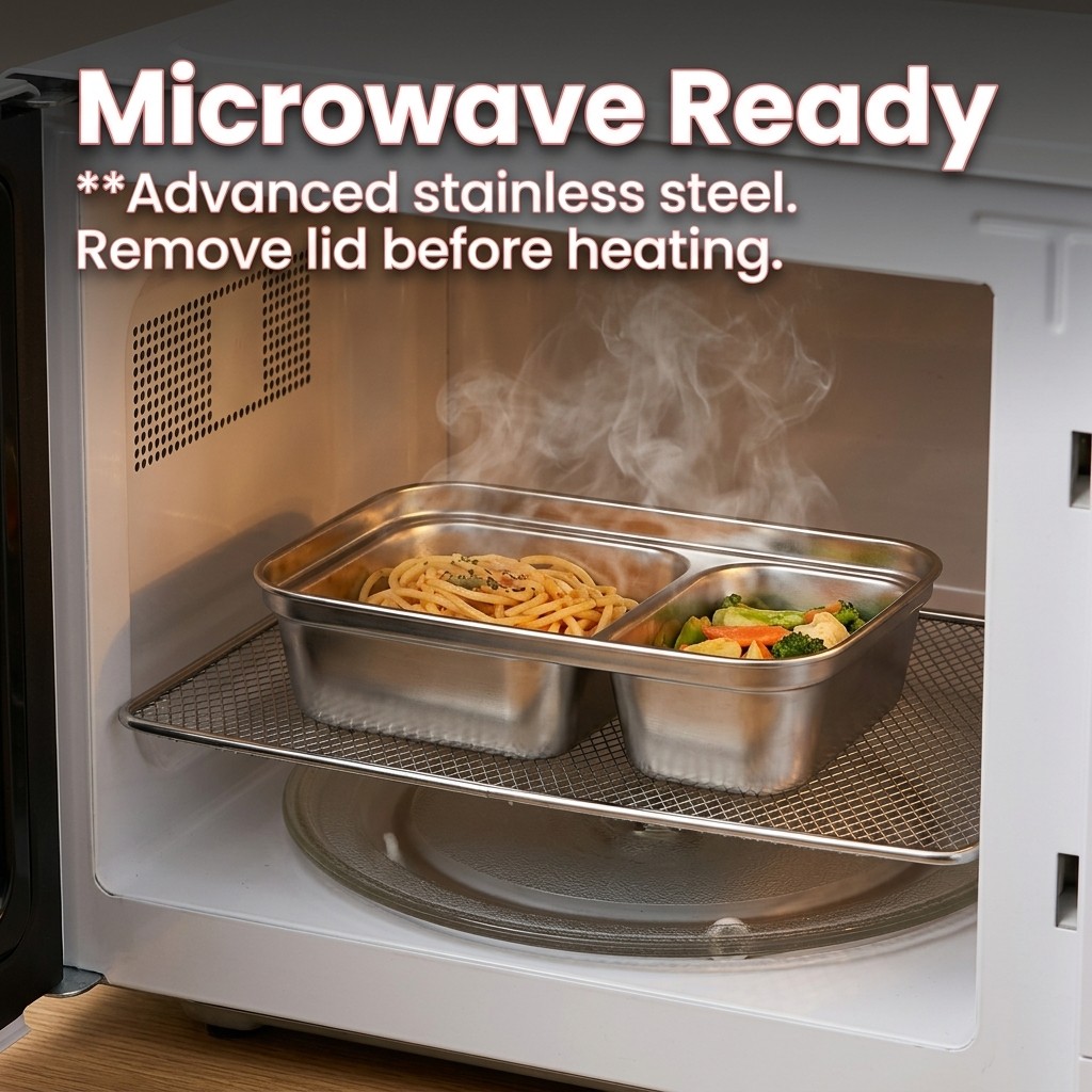 Boîte à lunch en acier inoxyda - Food Storage Oven Safe avis et prix