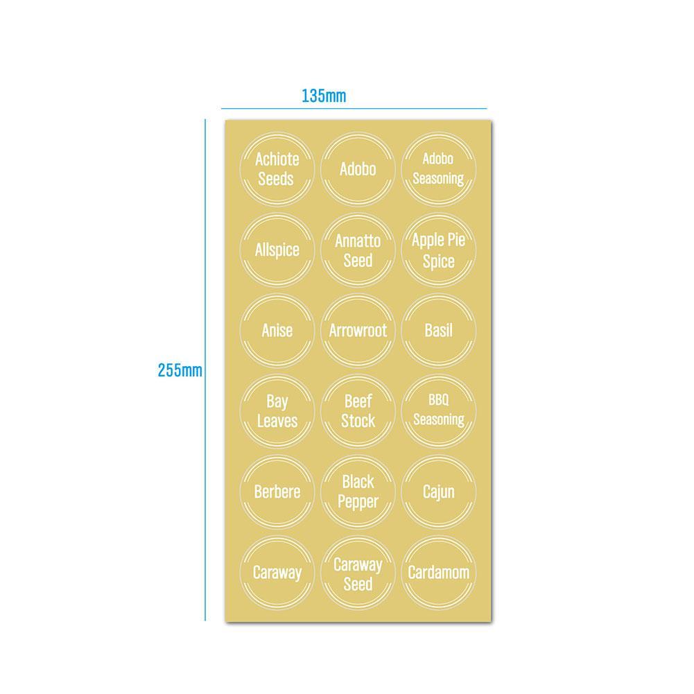 144 étiquettes transparentes p - Food Storage Labels avis et prix