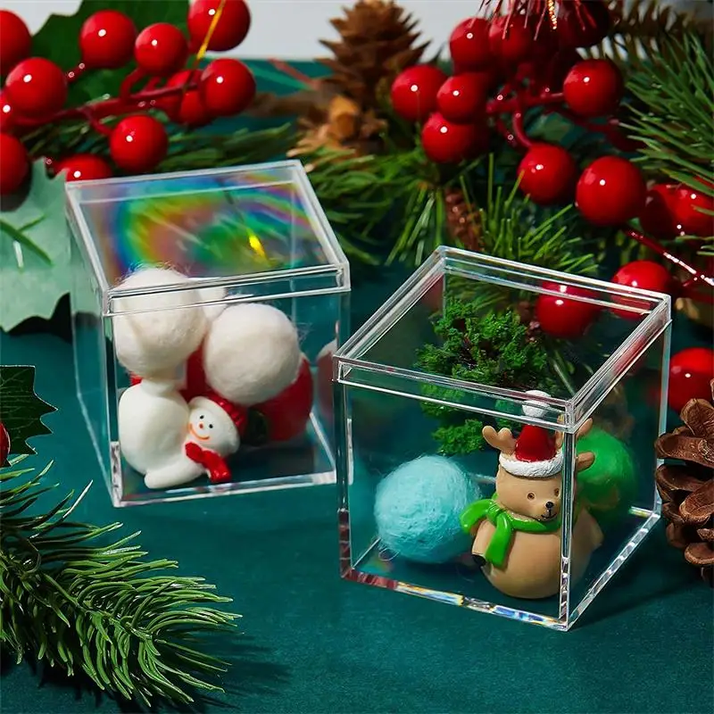 Boîtes acryliques transparente - Food Storage With Dividers avis et prix