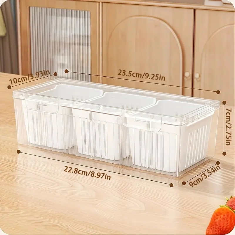 Conteneurs de stockage aliment - Food Storage With Dividers avis et prix