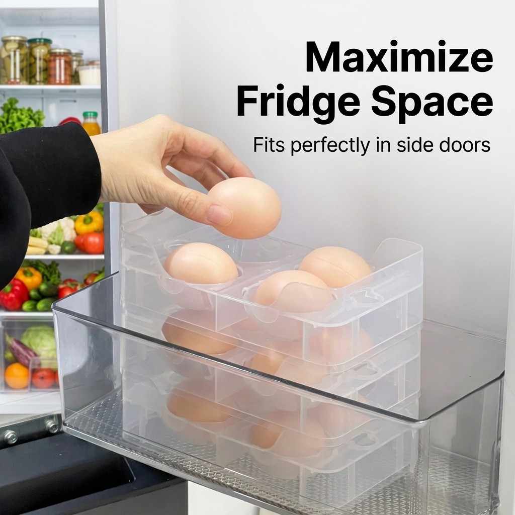 Organisateur de réfrigérateur  - Food Storage With Dividers avis et prix