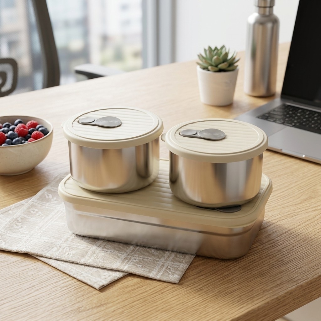 Boîte à bento en acier inoxyda - Food Storage Oven Safe avis et prix