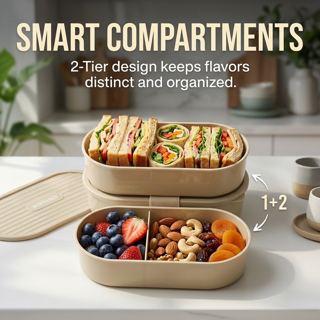2 pièces/ensemble, boîte à lun - Food Storage Oven Safe avis et prix