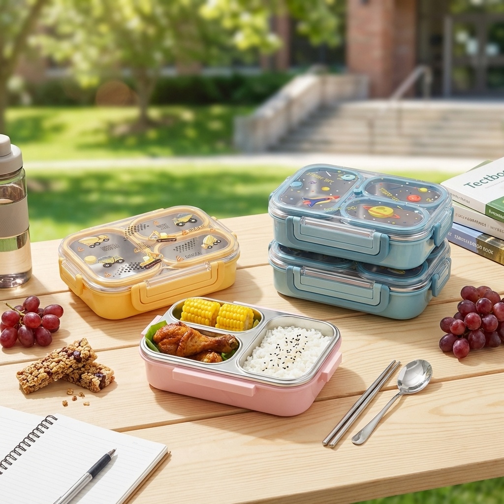 Boîte à bento divisée en acier - Food Storage Oven Safe avis et prix