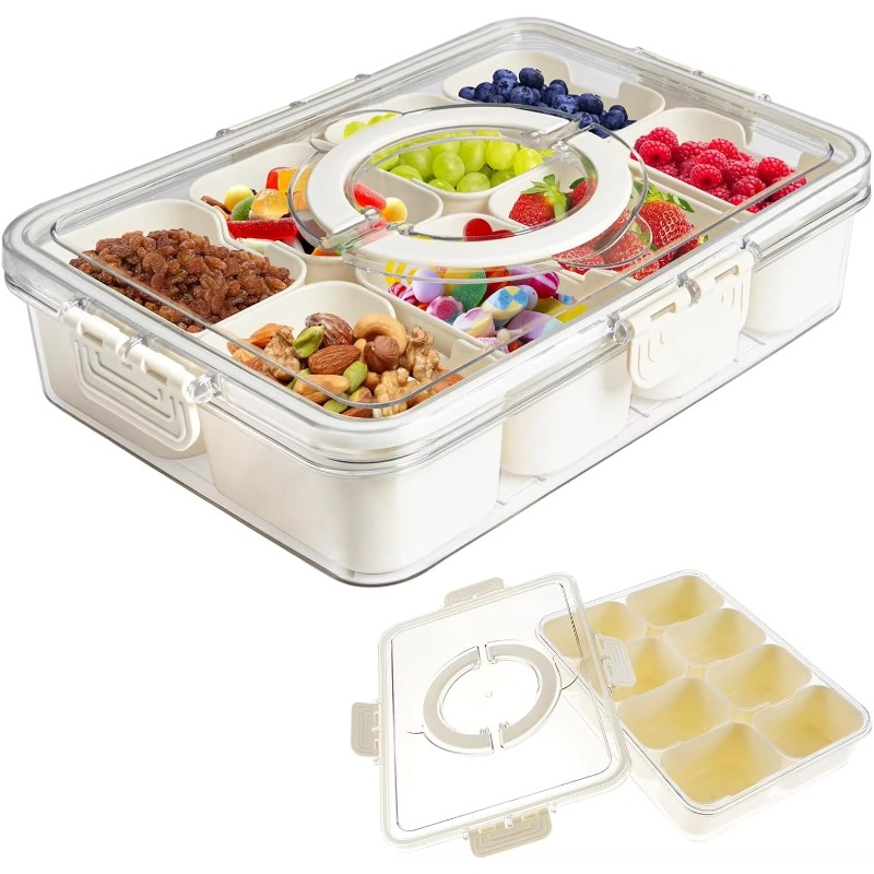Boîte de service en plastique  - Food Storage With Dividers avis et prix