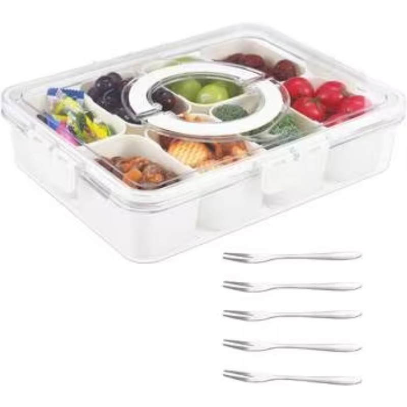 Boîte de service en plastique  - Food Storage With Dividers avis et prix