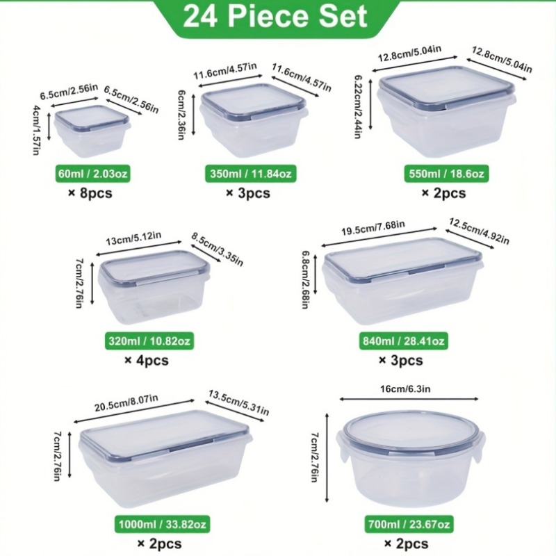 Ensemble de 48 contenants alim - Food Storage Meals avis et prix
